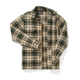 Filson Deer Island Jac-Shirt - Mens, Dark Cream/Green Plaid, Medium, 20105728-DRKCRM1-M