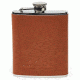 Filson Leather Wrapped Flask, Dark Tan, One Size, 11069201-Dark Tan-One Size