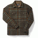 Filson Mackinaw Jac Shirt, Green/Black, Large, 11010788-Green/Black-L