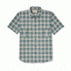 Filson Short Sleeve Feather Cloth Shirt Mens, Sand/Teal, 2XL, 20008229-SAND/TEAL -XXL
