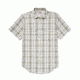 Filson Twin Lakes Sport Short Sleeve Shirt Mens, Cream/Khaki/Green, Large, 20060828-CKG -L
