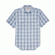 Filson Twin Lakes Sport Short Sleeve Shirt Mens, Sky/Ivory/Navy, Large, 20056028-SKY/IVORY/NAVY -L