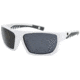 Filthy Anglers Castaic Sunglasses - Mens, White Frame, Smoked Polarized Lens, CASWHT01P