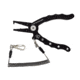 Filthy Anglers Multi-Functional Aluminum Fishing Pliers, Black, PLIERS-BLK