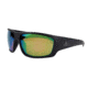 Filthy Anglers Tenkiller Polarized Sunglasses w/ Green Mirror, Matte Black/Brown Polarized, TENMBK03P-G