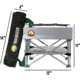 Fireside Outdoor Trailblazer Portable Fire Pit &amp; Grill, 12 in, CB005