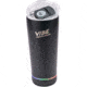 Fireside Outdoor Vibe Tumbler With Water-Resistant Bluetooth Speaker, Black, VIBE-18-BLK