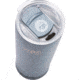 Fireside Outdoor Vibe Tumbler With Water-Resistant Bluetooth Speaker, Grey, VIBE-18-GRY