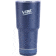 Fireside Outdoor Vibe Tumbler with/ Water-Resistant Bluetooth Speaker, Navy Blue, 28oz, VIBE-28-NBLU