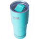 Fireside Outdoor Vibe Tumbler with/ Water-Resistant Bluetooth Speaker, Teal, 28oz, VIBE-28-TEAL