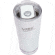 Fireside Outdoor Vibe Tumbler With Water-Resistant Bluetooth Speaker, White, VIBE-18-WHT