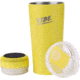 Fireside Outdoor Vibe Tumbler With Water-Resistant Bluetooth Speaker, Yellow, VIBE-18-YEL