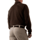 First Tactical Performance Long Sleeve Polo - Mens, Kodiak Brown, Large, 111503-182-L