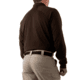 First Tactical Performance Long Sleeve Polo - Mens, Kodiak Brown, Tall, 3X-Large, 111503-182-3XL-T