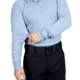 First Tactical Performance Long Sleeve Polo - Mens, Medium Blue, Regular/3XL, 111503-781-3XL
