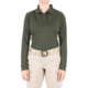 First Tactical Performance Long Sleeve Polo - Womens, OD Green, Small, 121503-830-S