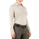 First Tactical Performance Long Sleeve Polo - Womens, Silver Tan, 3XL, 121503-065-3XL