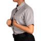First Tactical V2 Tactical Short Sleeve Shirt - Womens, Regular, Nickel Gray, Extra Large, 122007-083-XL-R