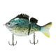 Fish Lab Bio-Gill 2 Piece Hard Glide Bait, Slow Sink Action, VMC Hooks, Black Crappie, 4in, 1oz, BGG-4-BC