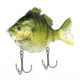Fish Lab Bio-Gill 3 Piece Hard Swim Bait, Slow Sink Action, VMC Hooks, Ghost Bluegill, 4in, 1oz, BGS-4-GB