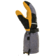 Fish Monkey Yeti Premium Ice Fishing Mitten, Yelow/Black/Grey, XL, FM36-GB-XL