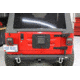 Fishbone Offroad BackSide Tailgate Plate, Jeep Wrangler TJ 1997 - 2006, Black Textured, FB31058