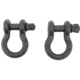 Fishbone Offroad Fishbone 0.75 in Universal D-Ring Shackle Set, Gloss Black, FB21039