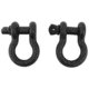Fishbone Offroad Fishbone 0.75 in Universal D-Ring Shackle Set, Gloss Black, FB21039