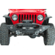 Fishbone Offroad Fishbone Front Winch Bumper w/LEDs, Jeep Wrangler TJ /YJ 1987 - 2006, Black Textured, FB22016