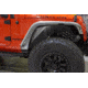 Fishbone Offroad Raw Aluminum Fenders, Jeep Wrangler JK 2007 - 2018, Black Textured, FB33067