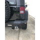 Fishbone Offroad Fishbone Rear Bumper w/LEDs, Jeep Wrangler JK 2007 - 2018, Black Textured, FB22032