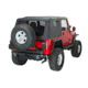 Fishbone Offroad Fishbone Rear Bumper w/Tire Carrier, Jeep Wrangler TJ /YJ 1987 - 2006, Black Textured, FB22017