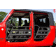 Fishbone Offroad Front and Rear Tube Doors, Jeep Wrangler JL 2018 - 2020, Black Textured, FB24086