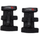 Fishbone Offroad Grab Handles w/ Three Straps, Black, FB55153