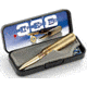 Fisher Space Pen .338 Caliber LAPUA Mag Brass Casing Space Pen with RealTree Logo, Raw Brass, 338-RT