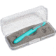 Fisher Space Pen Bullet Space Pen, PR-4 Black Ink, Medium Point, 5.25 / 3.75 in Length, Gift Boxed, w/ Clip, Tahitian Blue, 400TBLCL