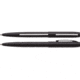 Fisher Space Pen Non-Reflective EMS Cap-O-Matic Space Pen, Matte Black/White Line, M4BMWL