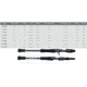 Fitzgerald Fishing Stunner HD Series Rods, Medium Heavy Casting, Black, 6ft8in, ST68MH