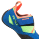 Five Ten Kirigami Climbing Shoes - Kids, Glory Blue/Signal Coral/Signal Green, 1, EE9435-1