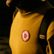 Fjallraven 1960 Logo Badge Sweater - Mens, Mustard Yellow, 2XL, F87163-161-XXL