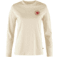 Fjallraven 1960 Logo T-Shirt Long Sleeve - Womens, Chalk White, 2XS, F86989-113-XXS