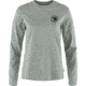 Fjallraven 1960 Logo T-Shirt Long Sleeve - Womens, Grey/Melange, Medium, F86989-020-999-M