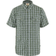 Fjallraven Abisko Cool Shirt Short Sleeve - Mens, Patina Green/Dark Navy, Medium, F81795-614-555-M