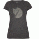 Fjallraven Abisko Trail Print T-Shirt - Women's-Dark Grey-Small