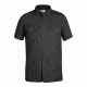 Fjallraven Abisko Vent Short Sleeve Shirt - Men's-Dark Gray-Small