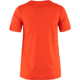 Fjallraven Abisko Wool Fox Short Sleeve - Womens, Flame Orange/Ultramarine, Extra Large, F84118-214-537-XL
