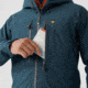 Fjallraven Bergtagen Eco-Shell Jacket - Mens, Mountain Blue, Extra Small, F86621-570-XS
