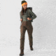 Fjallraven Forest Hybrid Trousers - Womens, Dark Olive, 36, Long, F86370-633-36/L