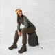 Fjallraven Forest Hybrid Trousers - Womens, Dark Olive, 36, Long, F86370-633-36/L