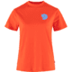 Fjallraven Fox Boxy Logo Tee - Womens, Flame Orange, Small, F87153-214-S